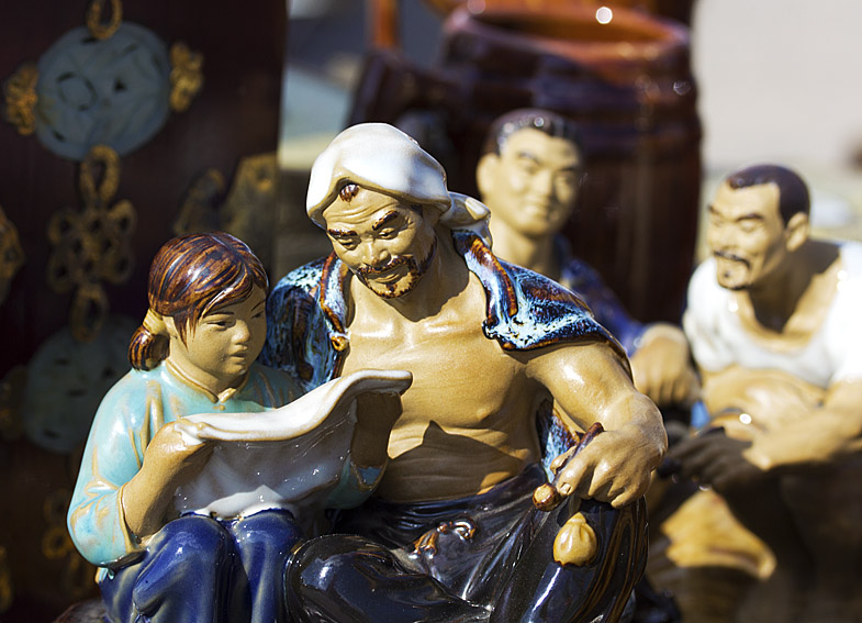 Flea market figurines